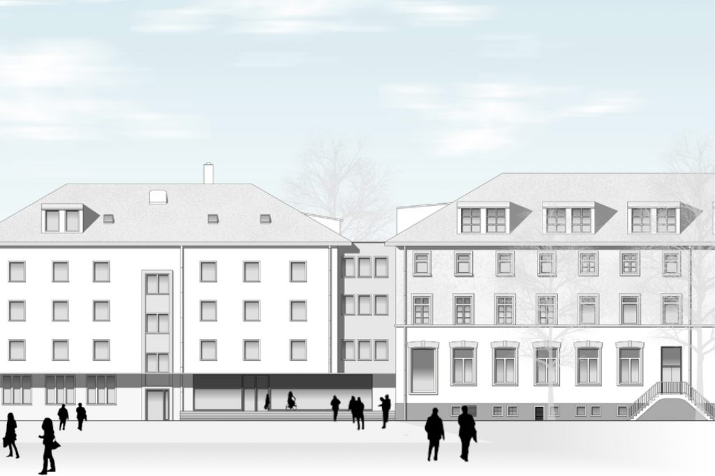 Planansicht/Vision der Gebäude von Anundo Hafen